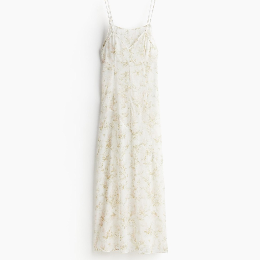 Double Layered Sheer Floral Maxi Dress